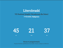 Tablet Screenshot of literobrazki.pl